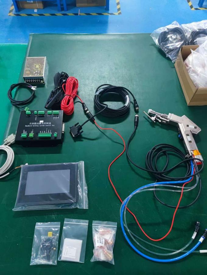 Small Machine Routes Hand 2000W Fiber Handheld Single Motor Laser Welding Machine Double Route ...
