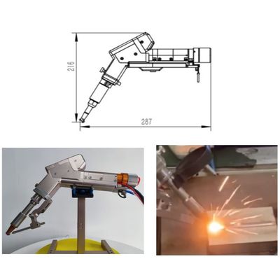 Good price Lightweight Handheld Single Motor Laser Welding Machine For Welding 4mm Aluminum online