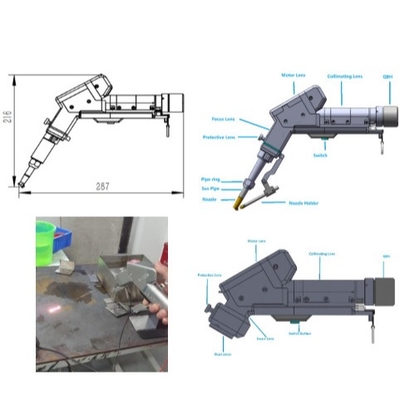 Good price Portable Laser Head 3-in-1 Laser Welding Equipment Supports Welding / Cleaning and Cutting online