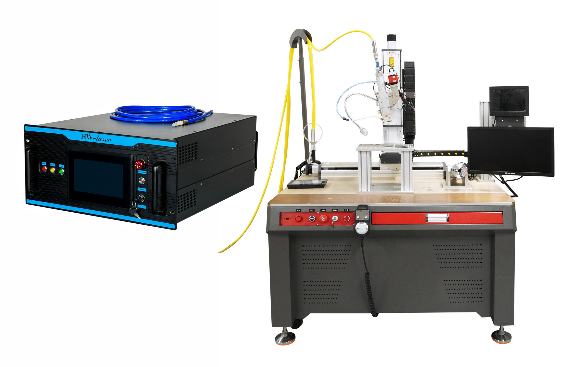 High Absorption Fiber Laser Power Source With 445nm Blue Laser Diode ...