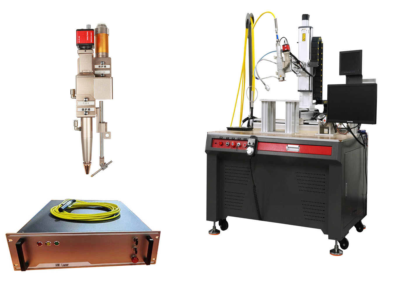 High Precision Industrial Laser Welding Machine Water Cooling With Deep