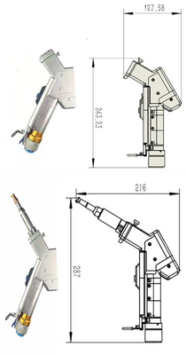 Good price 1000W 2000W Industrial Laser Cleaning Head Portable Multifunctional online