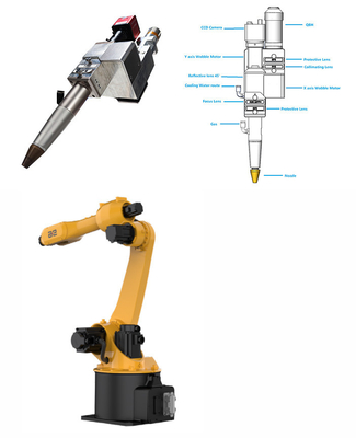 Good price 1070nm Wobble Laser Welding Head With 5mm Laser Beam Adjustable online