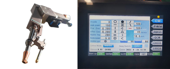 Good price Double Motor Portable Wobble Laser Welding Head With 14 Beam Shapes online