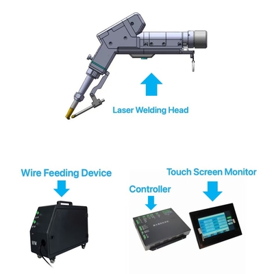 Good price Compact Fiber Handheld Laser Welding Machine with 4 Operating Modes and 220v Input Voltage online