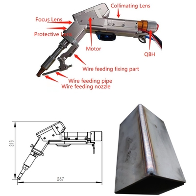 Good price Advanced Handheld Welding Machine with 60 & 150mm Adjustable Standard Focus Length online