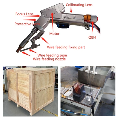 Good price 1500W Handheld Single Motor Laser Welding Machine with 4mm Stainless Steel Full Penetration online