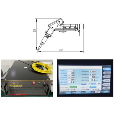 Good price 1500W Handheld Single Motor Laser Welding Machine with Multifunctional Laser Output Modes online
