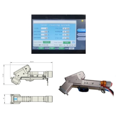 Good price Handheld Single Wobble Laser Cleaning Machine for Cleaning Carbon Steel / Stainless Steel online