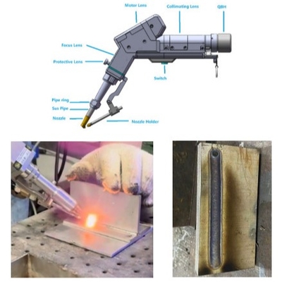Good price High-Precision Handheld Laser Welding Machine for Stainless Steel / Carbon Steel and Aluminum online