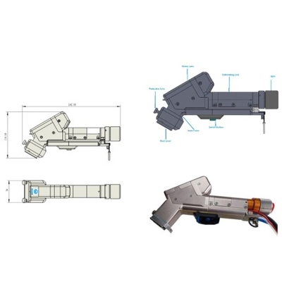 2000W High-tech Handheld Single Motor Laser Cleaner with CW Laser Output Mode