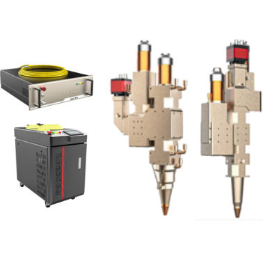 HanWei High-Speed Diode-Fiber Hybrid Laser Welding Head for Copper Sealing Welding