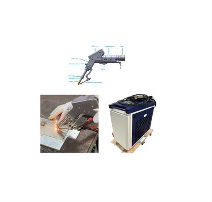 3000w High Power Handheld Laser Welding Machine Adopt Double Route Wire Feeding Same Time