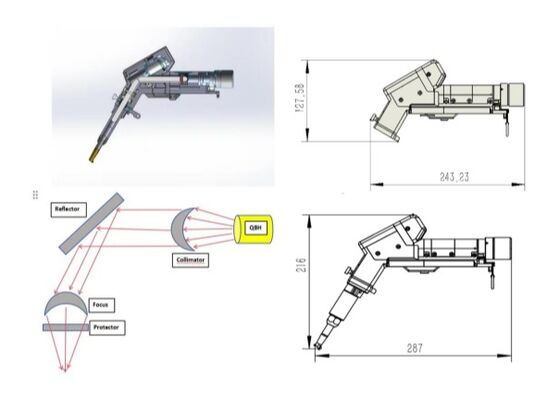 3-in-1 Laser Welding Machine with Portable Laser Head for Welding / Cleaning and Cutting